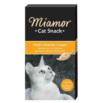 Miamor Cat Snack Multi-Vitamin Cream 11x6x15g 1 Miamor Cat Snack Multi-Vitamin Cream 11x6x15g