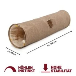 Canadian Cat Company Katzentunnel XXL Mit Kuschelfell Beige -Haustierprodukte 1bfe10c9a8ffe48be72f23f669a00ba28e57f518 1394215 de DE e2c77ac41c770f9e3554c549cf1a4af7c6ffd59dl9MO1S