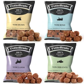 FetteBeute 4 Sortenpaket 6 X 800g (á 25g Portion) 1 FetteBeute 4 Sortenpaket 6 X 800g (á 25g Portion)