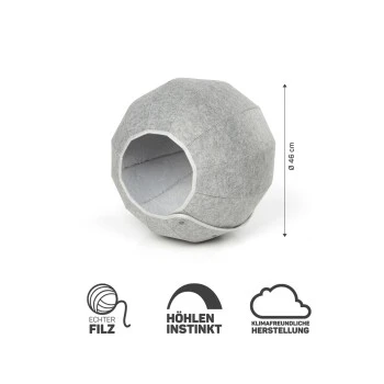 Canadian Cat Company Katzenhöhle In Kugelform S 7 Canadian Cat Company Katzenhöhle In Kugelform S – Bild 7