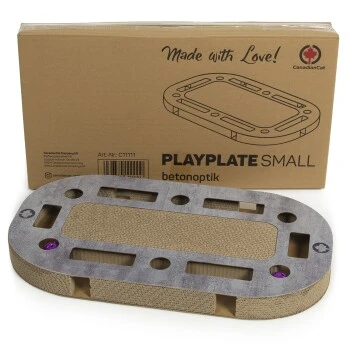 Canadian Cat Company Katzenspielplatz PlayPlate L Hellgrau 2 Canadian Cat Company Katzenspielplatz PlayPlate L Hellgrau – Bild 2