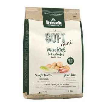 Bosch Soft Mini Wachtel & Kartoffel 2,5 Kg 1 Bosch Soft Mini Wachtel & Kartoffel 2,5 Kg