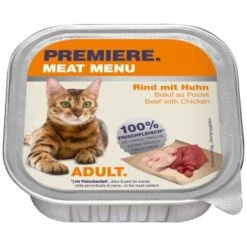 PREMIERE Meat Menu Adult Rind & Huhn 16x100 G