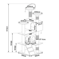 Lionto Kratzbaum, Höhe 130 Cm Weiß/ Grau -Haustierprodukte 55e6d175d1c108c750bfa9755f8b00531f583a18 1657007 de DE b600c189cbedfc54ce1e804738d1c95039698d9eNpvHS8