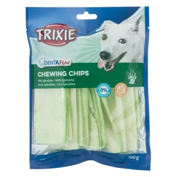 Trixie Denta Fun Spirulina Chewing Chips 6 X 100 G 1 Trixie Denta Fun Spirulina Chewing Chips 6 X 100 G