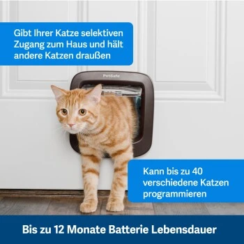 PetSafe Mikrochip-Katzenklappe, Braun 3 PetSafe Mikrochip-Katzenklappe, Braun – Bild 3