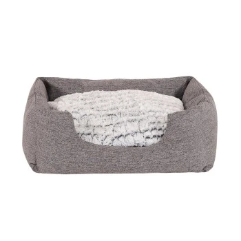 Lionto Hundebett Mit Wendekissen Meliert Grau S 1 Lionto Hundebett Mit Wendekissen Meliert Grau S