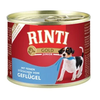 RINTI Gold Junior Geflügel 12x185 G 1 RINTI Gold Junior Geflügel 12x185 G