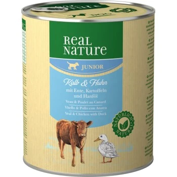 REAL NATURE Junior Kalb & Huhn 6x800 G 1 REAL NATURE Junior Kalb & Huhn 6x800 G