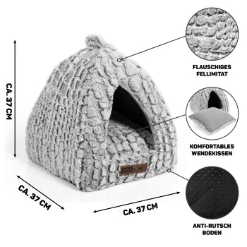 LITTLE LORD Bett Tenty Hellgrau 2 LITTLE LORD Bett Tenty Hellgrau – Bild 2