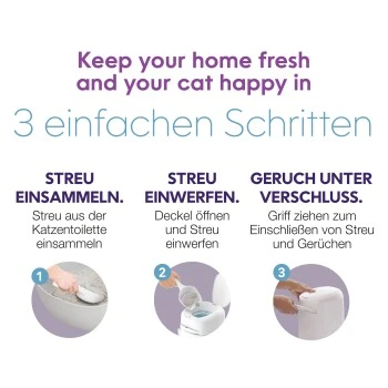 HabaPet LitterLocker By Litter Genie Katzenstreu Entsorgungseimer 7 HabaPet LitterLocker By Litter Genie Katzenstreu Entsorgungseimer – Bild 7