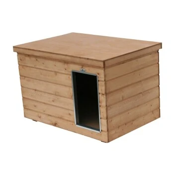 Sauerland Hundehütte Lassie Mit Flachdach Standard 1 Sauerland Hundehütte Lassie Mit Flachdach Standard