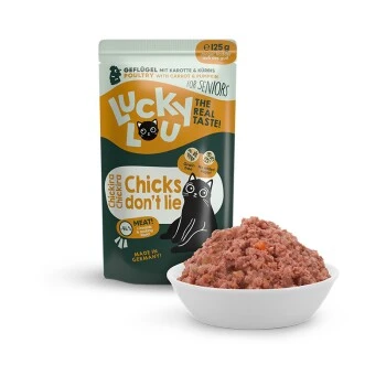 Lucky Lou Senior Geflügel 16x125g 2 Lucky Lou Senior Geflügel 16x125g – Bild 2