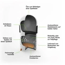 Catrub One Multifunktion Katzenmöbel -Haustierprodukte c2eb5029de40a7f3530108ca79db13e3aef0aa33 1391209 de DE catrub katzenm bel main 7
