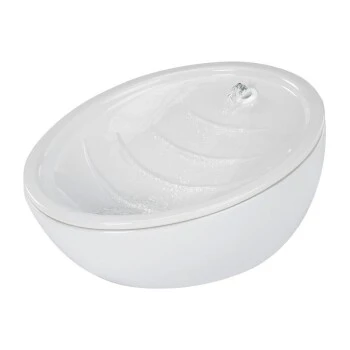 AniOne Keramik-Trinkbrunnen Waterfall Weiß Ohne Ersatzfilter 1 AniOne Keramik-Trinkbrunnen Waterfall Weiß Ohne Ersatzfilter