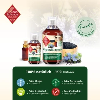 ChronoBalance Schwarzkümmelöl 100 Ml 5 ChronoBalance Schwarzkümmelöl 100 Ml – Bild 5
