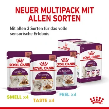 ROYAL CANIN SENSORY Smell Taste Feel Multipack In Soße 12x85g 7 ROYAL CANIN SENSORY Smell Taste Feel Multipack In Soße 12x85g – Bild 7