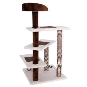 Lionto Kratzbaum, Höhe 100 Cm Beige 6 Lionto Kratzbaum, Höhe 100 Cm Beige – Bild 6