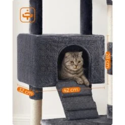 FEANDREA Katzenbaum 142cm Hellgrau Dunkelgrau -Haustierprodukte fc9e6a4f3471dca283f6f73ed86dc3a8f0e04810 1483569 de DE 6339c02498ac4881143b1ded238b8587788dba32eHkmTX